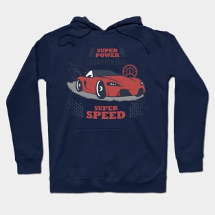 Racing Car Red Hoodie